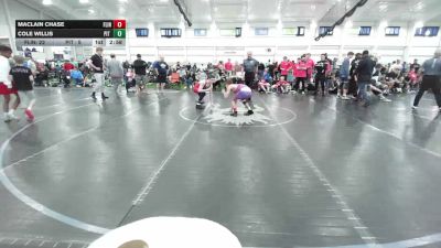 125 lbs Quarterfinal - Maclain Chase, Flint Tropics - HS vs Cole Willis, Pit Crew - HS