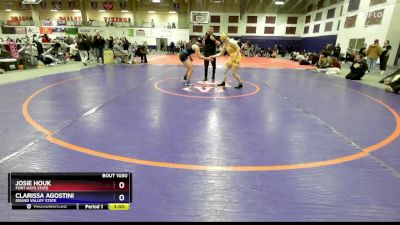 160 lbs Cons. Round 6 - Josie Houk, Fort Hays State vs Clarissa Agostini, Grand Valley State