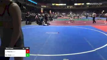 109 lbs Semifinal - Julian Macias, Grindhouse vs Maddux Hintz, Green River Grapplers