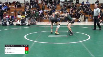 120 lbs Quarterfinal - Carter Bailey, Granada vs Kyle Jeong, Castro Valley