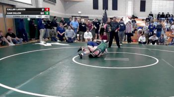 150 lbs Consi Of 8 #2 - Callan Larson, Bristol-Plymouth vs Liam Dillon, Marshfield