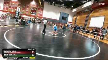 80 lbs Cons. Round 2 - Weston Haun, Shoshoni Junior High School vs Pierce Pease, Powell Middle School