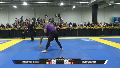 James W Walters vs Joshua Yvon Plourde 2026 Pan IBJJF Jiu-Jitsu No-Gi Championship