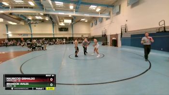 150 lbs Round 4 (10 Team) - Mauriccio Grimaldo, Wheatland vs Brandon Aviles, South