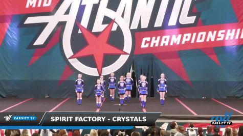 Spirit Factory - Crystals [2022 L1 Youth - D2 - Small] 2022 Mid-Atlantic Championship Wildwood Grand National DI/DII