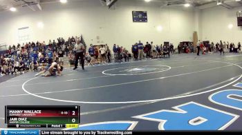 157 lbs Champ. Round 1 - Manny Wallace, Elmhurst University vs Jair Diaz, Harper College