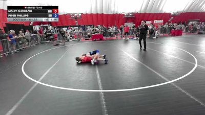 95 lbs Semis - Molly Glowacki, B.A.M vs Piper Phillips, Immortal Athletic WC