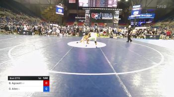132 lbs Cons 16 #2 - Brenden Jorden Agcaoili, Nevada vs Donavon Allen, Illinois