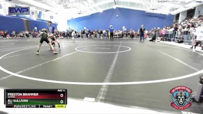 52 lbs Cons. Semi - Preston Brammer, SlyFox vs Eli Sullivan, WTC