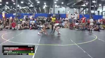 110 lbs Round 5 (6 Team) - Josh Kite, Elite Athletic Club DZ vs Gavin Hanrahan, Team Gotcha Blue