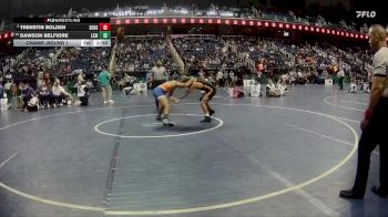 2A 157 lbs Champ. Round 1 - Dawson Belfiore, Lexington vs Trenstin Bolden, Southwest Onslow High School