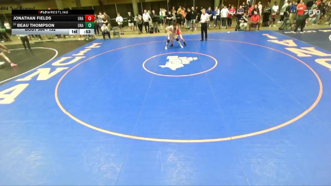 132 lbs Champ. Round 3 - Beau Thompson, Unattached vs Jonathan Fields ...