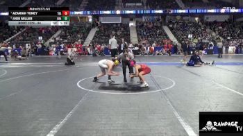 84 lbs Cons. Round 2 - Azariah Toney, Trailblazer vs Jude Miller, Brawlers