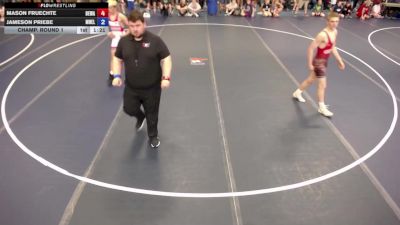 126 lbs Champ. Round 1 - Mason Fruechte, Berge Elite Wrestling Academy vs Jameson Priebe, MN Elite