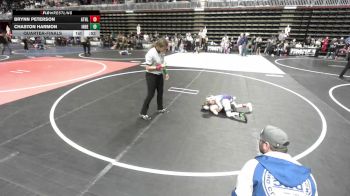 46 lbs Quarterfinal - Brynn Peterson, Athlos Wrestling vs Chaston Harmon, Independent
