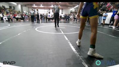 80-85 lbs Consi Of 4 - Lillian Cooper, Jay Wrestling Club vs Yaretzi Rojas, Team Tulsa Wrestling Club