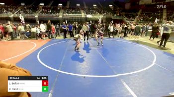 101 lbs Rr Rnd 4 - Lela Bellon, Mandan Wrestling vs Kaidynte Hand, Sturgis WC