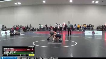 197 lbs Placement Matches (16 Team) - Dylan Reel, Ottawa University vs Jacob Brandt, Indiana Tech