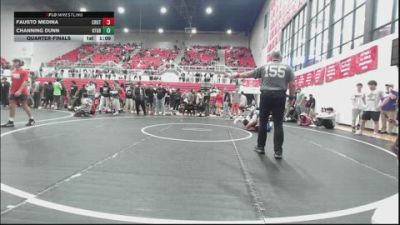 152 lbs Quarterfinal - Fausto Medina, Crutchmer Wrestling Club vs Channing Dunn, Kingfisher YellowJackets