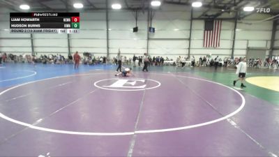 72 lbs Round 2 (10:30am Friday) - Hudson Burns, Iowa Black vs Liam Howarth, NCWAY National Team