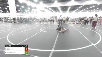 64 lbs Rr Rnd 3 - Giselle Soto, Savage House WC vs Alysiah Grijalva, Hotshots Wrestling