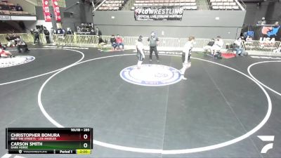 285 lbs Champ. Round 1 - Carson Smith, Dark Horse vs Christopher Bonura, Beat The Streets - Los Angeles