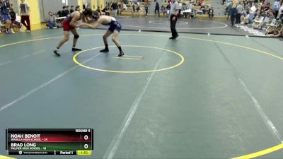 171 lbs Round 5: 12:00pm Sat. - Brad Long, Palmer High School vs NOAH BENOIT, Wasilla High School