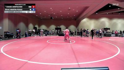 175 lbs Champ. Round 2 - Chase Amspacher, Pennsylvania vs Izaac Martin-Poole, Maine