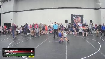 92 lbs Round 3 - Lucas Aguilar, Gaston Grizzlies vs Lincoln Brewer, Cane Bay Cobras