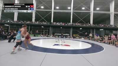 115 lbs Addison St George, Missouri vs Chloe Medlock, Oklahoma