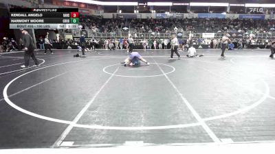190 lbs Quarterfinal - Kendall Angelo, Kansas City vs Harmony Moore, Cougar WC