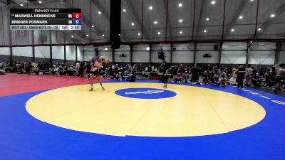 Junior Boys FS - 144 lbs Cons. Round 2 - Maxwell Hendricks, WA vs BRIDGER FOSMARK, OR