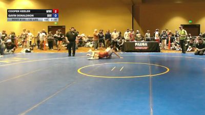 132 lbs Cons. Rd Of 32 - Cooper Keeler, Maine Premier Wrestling Club vs Gavin Donaldson, Southside