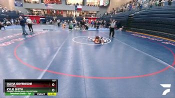 107 lbs Quarterfinal - Kylie Smith, Conroe Woodlands College Park vs Olivia Goyeneche, Rockwall