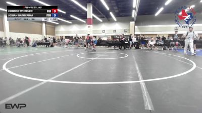 190 lbs Consi Of 16 #1 - Connor Wheeler, Highlander Wrestling Club vs Josiah Sathyaraj, Byron P. Steele High School Wrestling