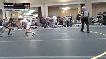 132 lbs Consi Of 128 #2 - Von Winters, Wright Wreslting Academy vs Kelson Pasa, Elite WC Hawaii