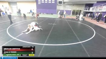 152 lbs Cons. Round 5 - Evan G Manzo, CA vs Braylon Griffiths, IA