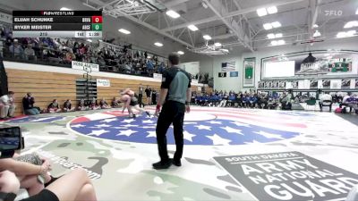 215 lbs Semis & 1st Wb (8 Team) - Ryker Meister, Aberdeen Central vs Elijah Schunke, Brandon Valley