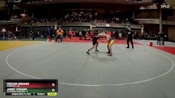 130 lbs Quarterfinals (8 Team) - Trevor Gronke, Minneota vs Jared VonArx, Caledonia/Houston