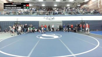 110 lbs Champ. Round 1 - Michael Mason Moiza, Lil Mavs Wrestling vs Landon Wilson, Fighting Squirrels Wrestling Club