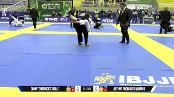 Arthur Rodrigues Mirachi vs Divonte Derrick T. Beale 2025 Brasileiro Jiu-Jitsu IBJJF