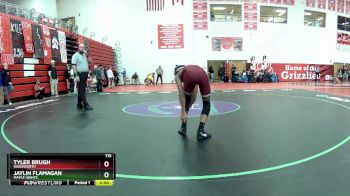 113 lbs Round 3 - Jaylin Flamagan, Maple Hights vs Tyler Brugh, Wadsworth