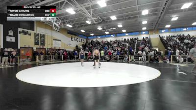 113 lbs Round Of 16 - Owen Barone, South Windsor vs Gavin Donaldson, Staples
