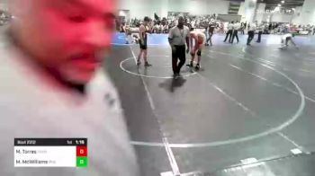 182 lbs Round Of 32 - Matthew Torres, Team New Mexico vs Max McWilliams, Reign WC