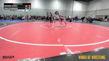 150 lbs Rr Rnd 3 - Makenna Howell, Shelton Wrestling Academy 7-12 vs Adalyn Robinson, Best Trained 7-12 1