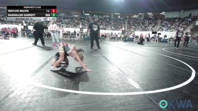 55 lbs Round Of 32 - Waylon Macke, F-5 Grappling vs NashAllen Garrett, Barnsdall Youth Wrestling