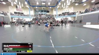 114G Quarterfinal - Kyra Cobb, Timberline Girls vs Billie Rinderknecht, Ririe Girls