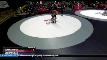 106 lbs Cons. Round 2 - Lorenzo Reyes, San Pedro High School Wrestling vs Louie Trujillo, Central High School Wrestling