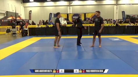 Paulo Roberto Da Silva vs Gabriel Augusto Brito Boletta 2024 World IBJJF Jiu-Jitsu No-Gi Championship