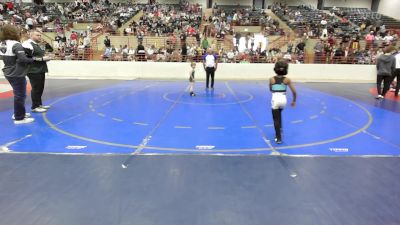 46 lbs Round Of 16 - Dalton Clark, Compound Wrestling vs Huxley Owens, Bulloch Bandits Wrestling Club